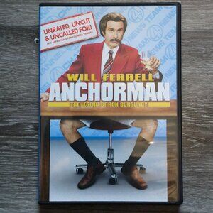Anchorman the Legend of Ron Burgundy Unrated Uncut Uncalled For DVD 2004